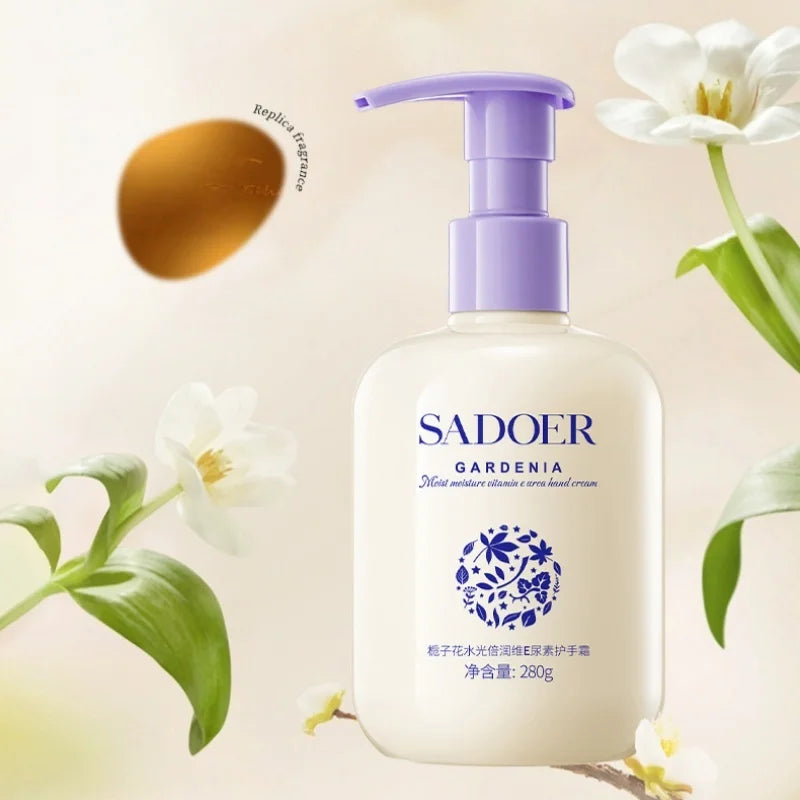 280g Gardenia Water-Glow Moisturizing Vitamin E Hand Cream, with Sodium Hyaluronate, Centella Asiatica, Gardenia Extract and Other Skin-Friendly Ingredients, Has a Silky and Soft Texture, Is Refreshing and Non-Sticky, Moistur Vue