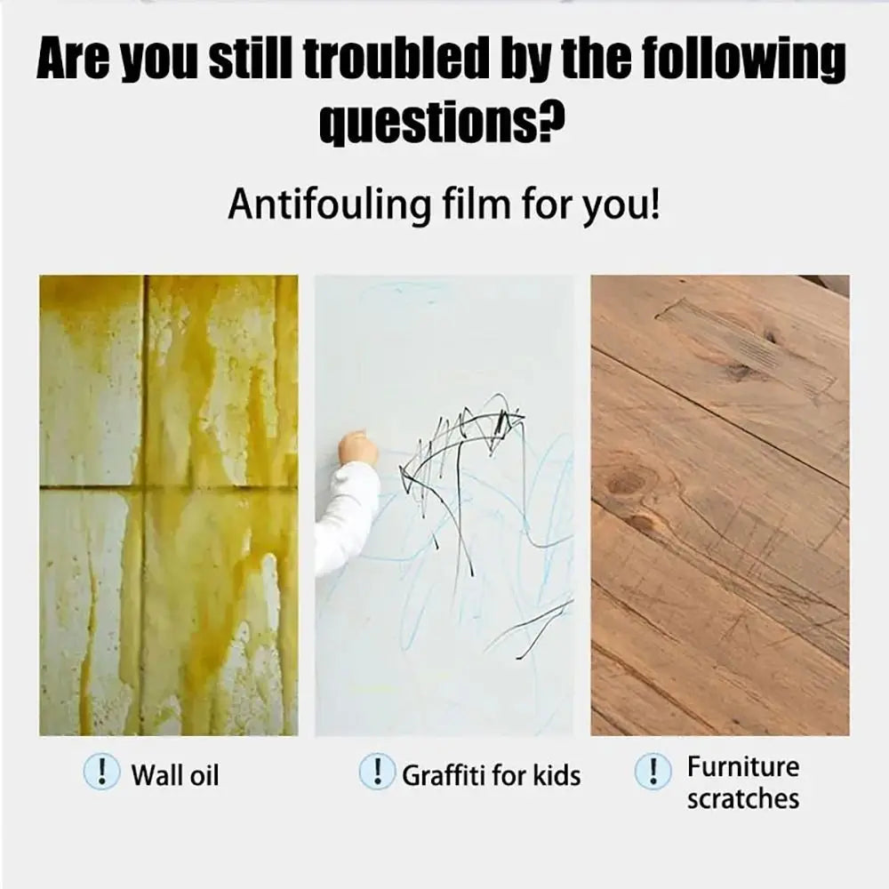 40 45 Electrostatic Latex Paint Wall Protection Film Oil-proof Vue