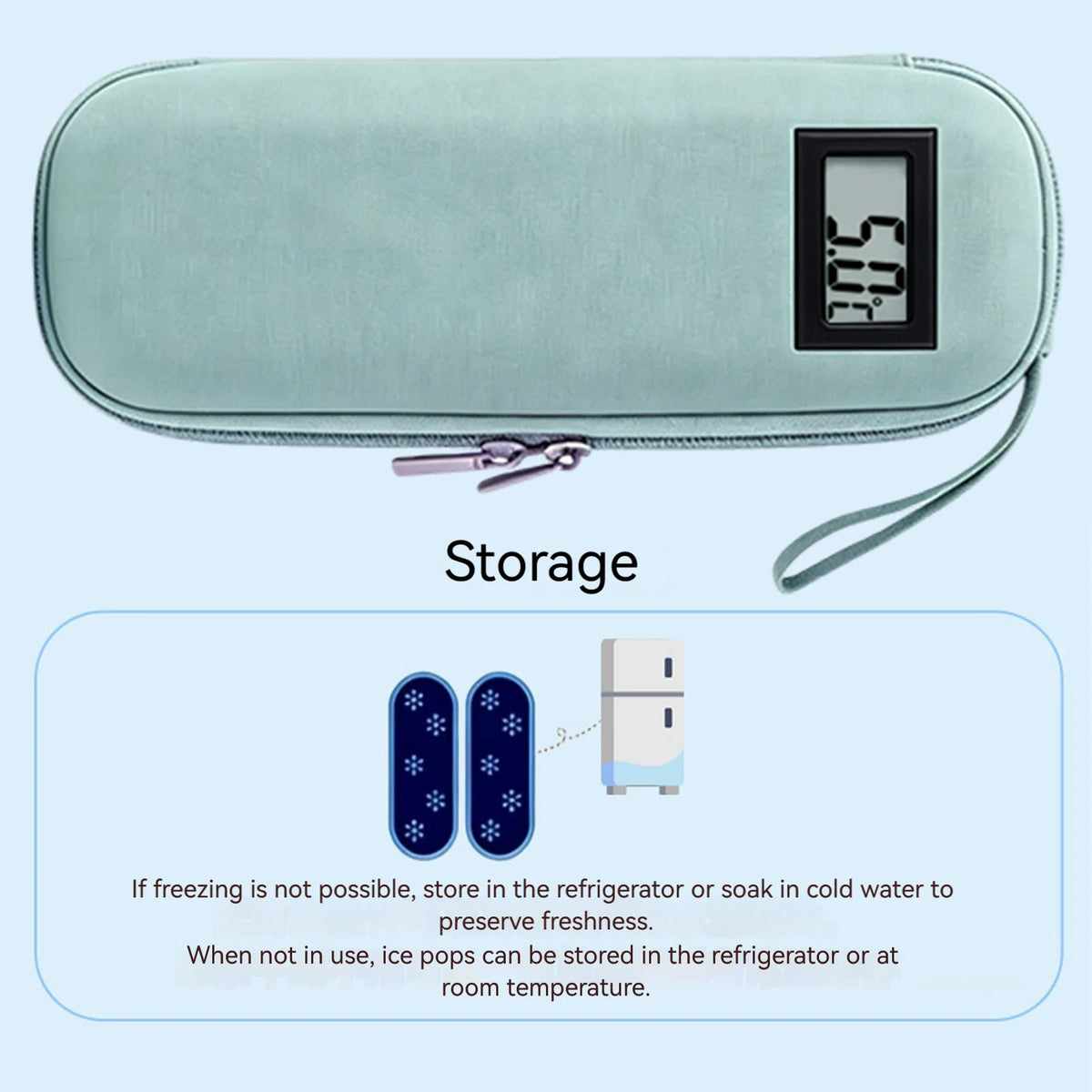 Portable Medicine Cooler Case with Temperature Display Medicine Cooler Case Vue