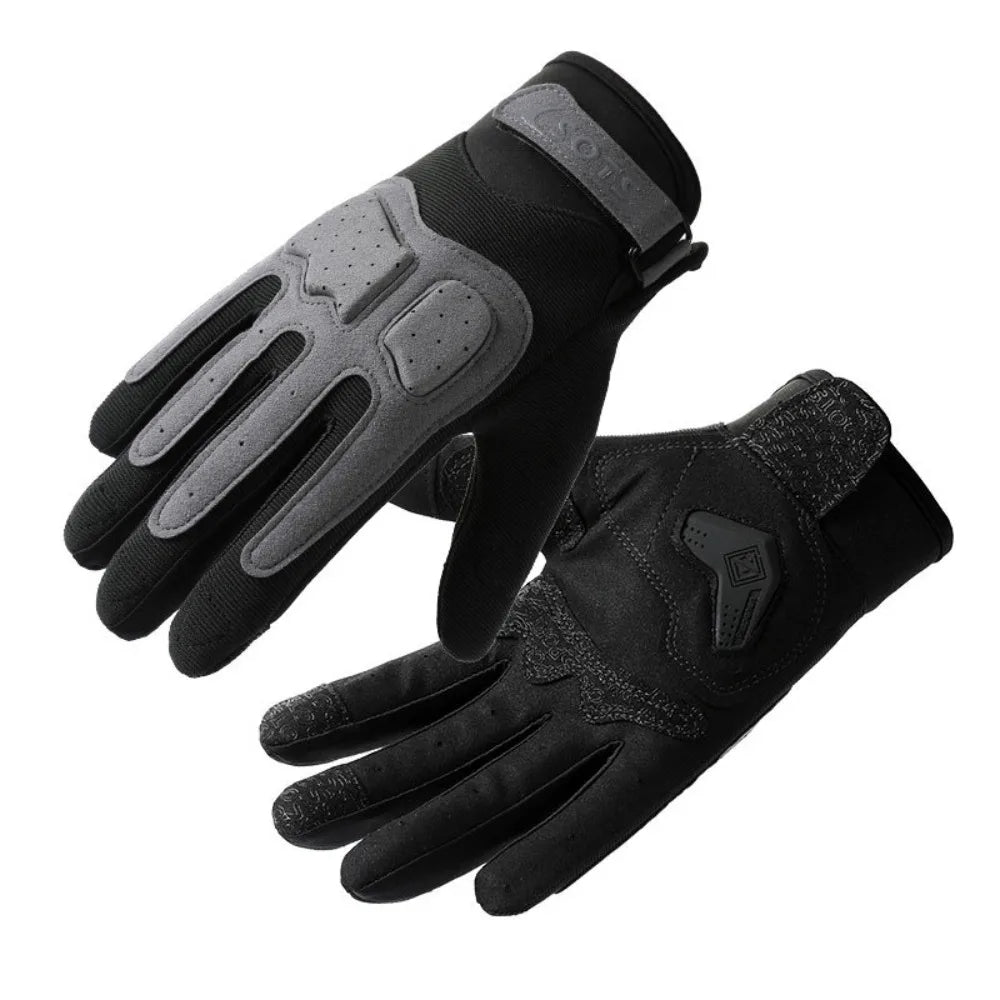 Full Finger Outdoor Sports Gloves Wear-resistant Breathable Cycling Gloves Shock-absorbing Non-slip Climbing Gloves Camping Vue Style 5