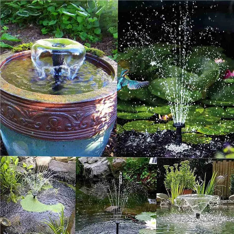 ABKW-2X Fountain Pump Nozzle Set Water Spray Heads Pond Submersible Pump Pool Multifunctional Nozzle L Vue