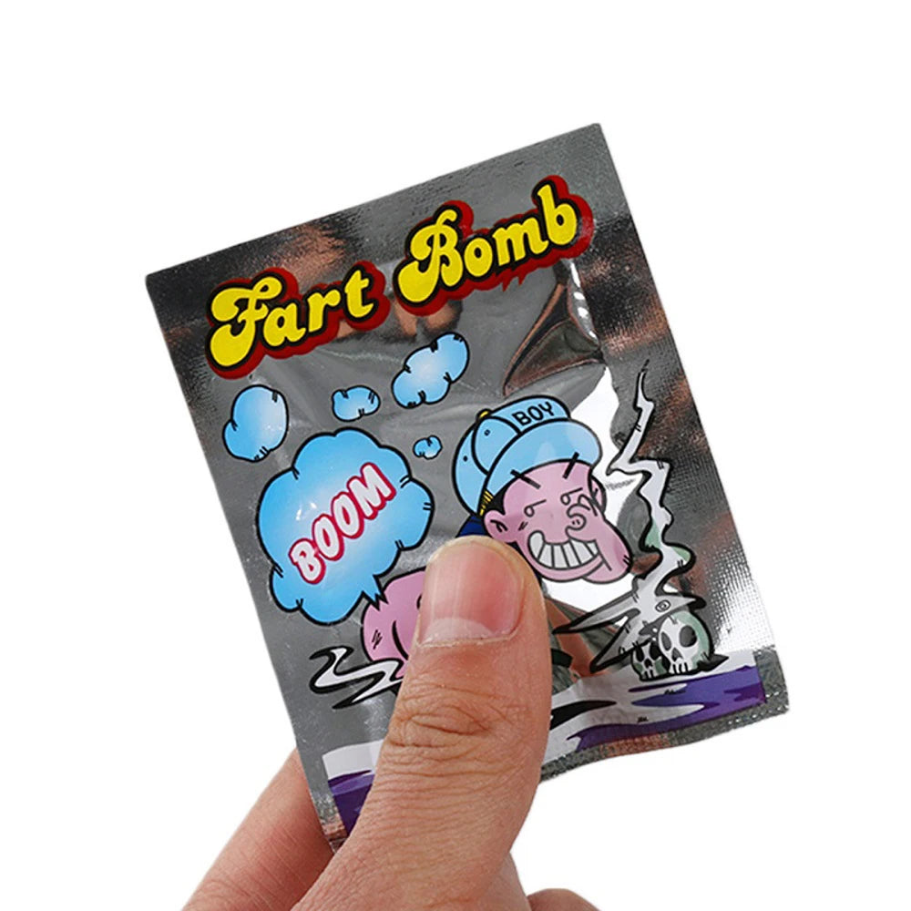 Funny Gag Practical Novelty 10Pcs/set Smelly Aroma Bombs Fart Bags Stink Vue