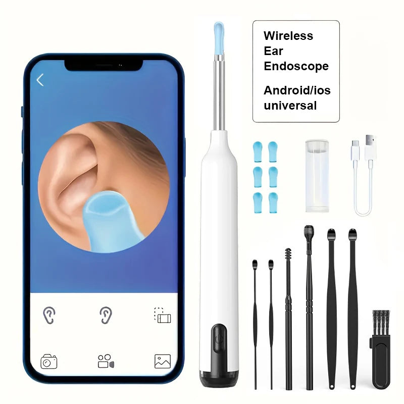 WiFi Visual Ear Cleaning Camera 1080P HD with LED Lights Visual Ear Cleaning Camera Vue