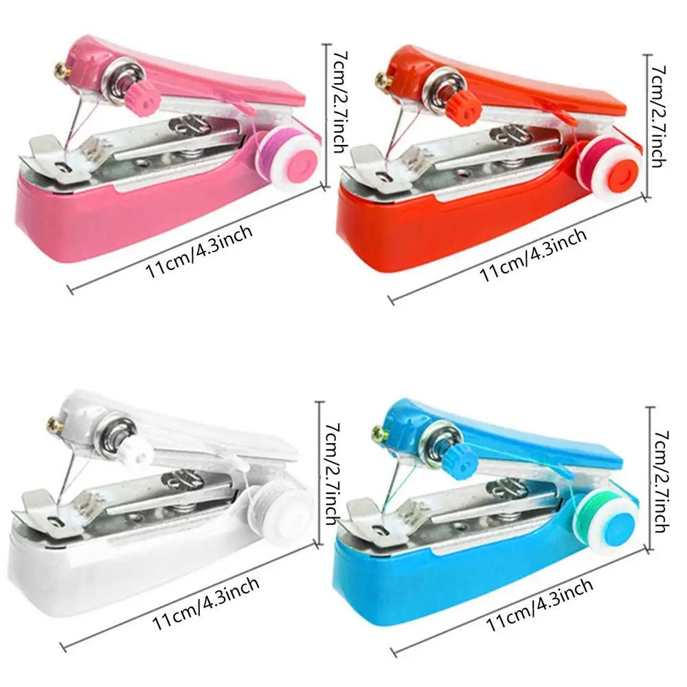 Sewing Machine Household Small Multi-function Portable Mini DIY Manual Tailor Sewing Machine Manual Sewing Machine random color Vue 1pcs random color