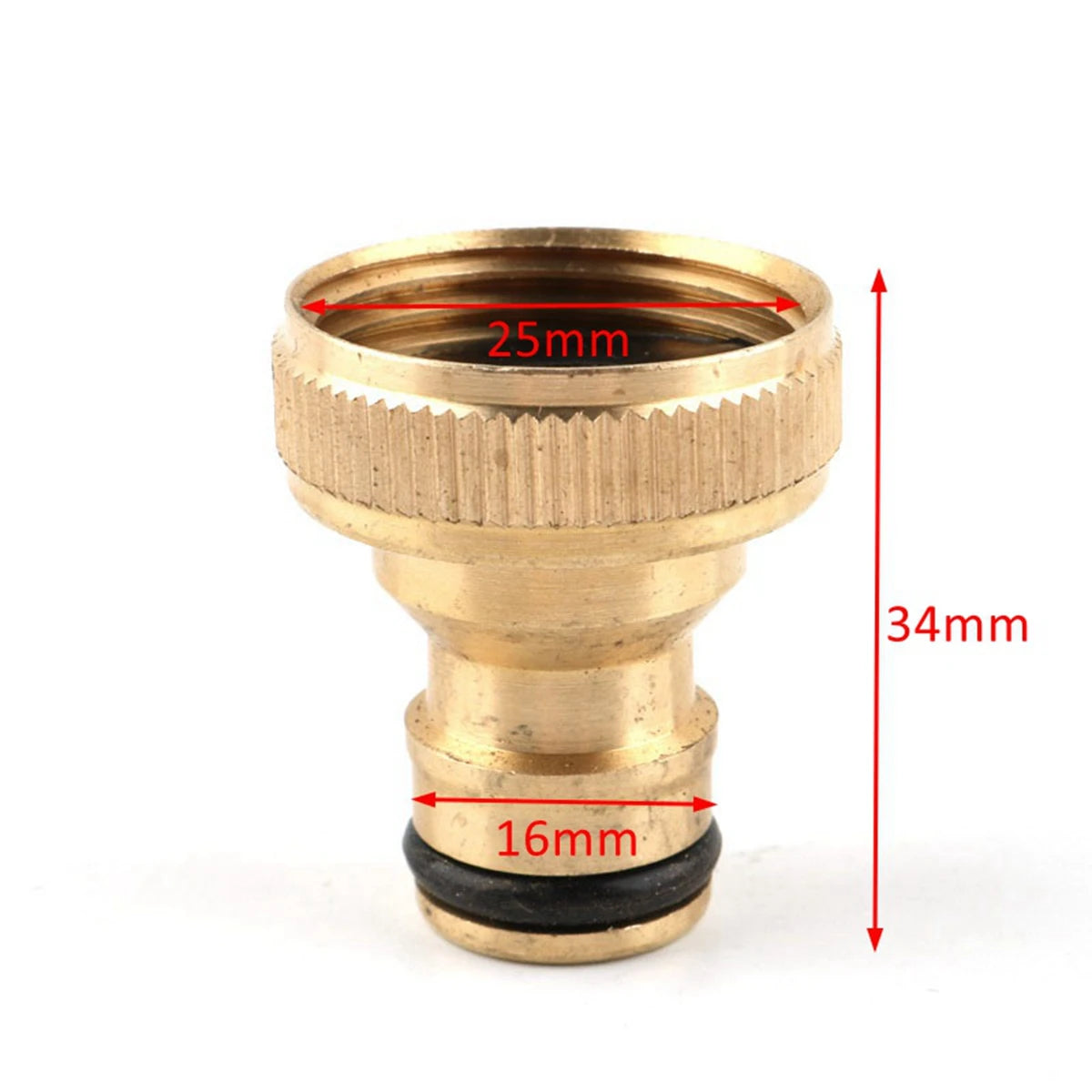 Car Washing Planting Irrigation Garden Garden Tool Brass Water Joints Hose Fitting Thread Quick Connector Nozzle Adapter Vue Female-3-4