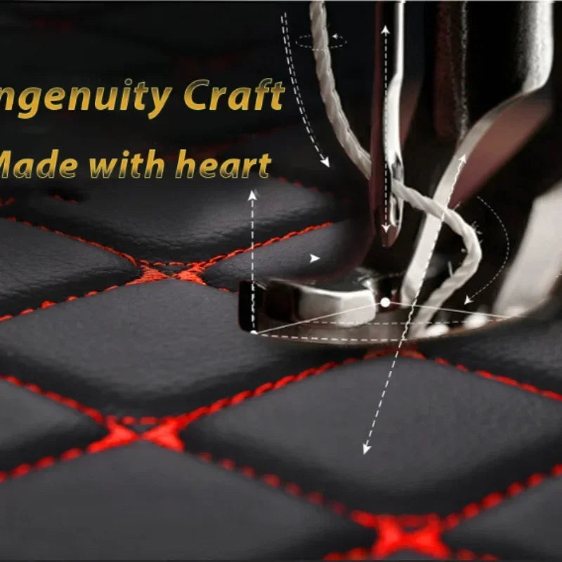 Custom Car Floor Mats For Tesla Model X 5/6/7seats 2016-2026 Foot Coche All Weather Auto Accessories Foot Leather Carpets Vue