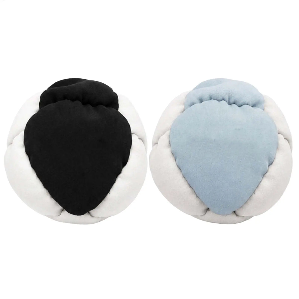 Footbag Juggling Balls Soft Plush H acky Sack Toy W/Bean Filling, Outdoor Coordination Training Kick Game Footbag Ball Vue