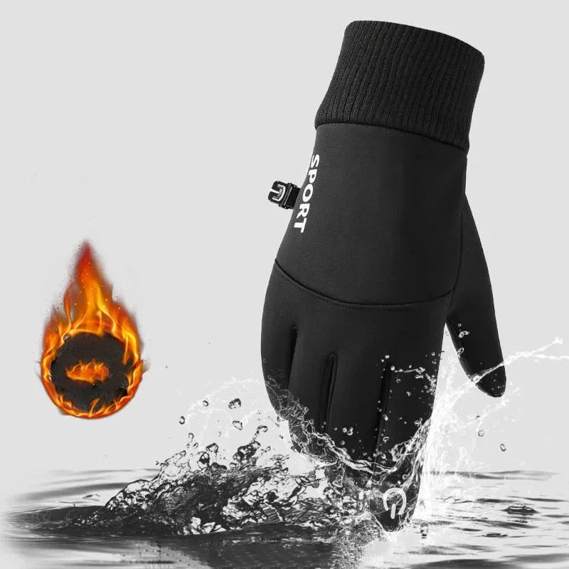 1-10Pairs Thermal Winter Gloves Waterproof Windproof Touchscreen Fleece Lined for Motorcycle Cycling Skiing Cold Weather Vue