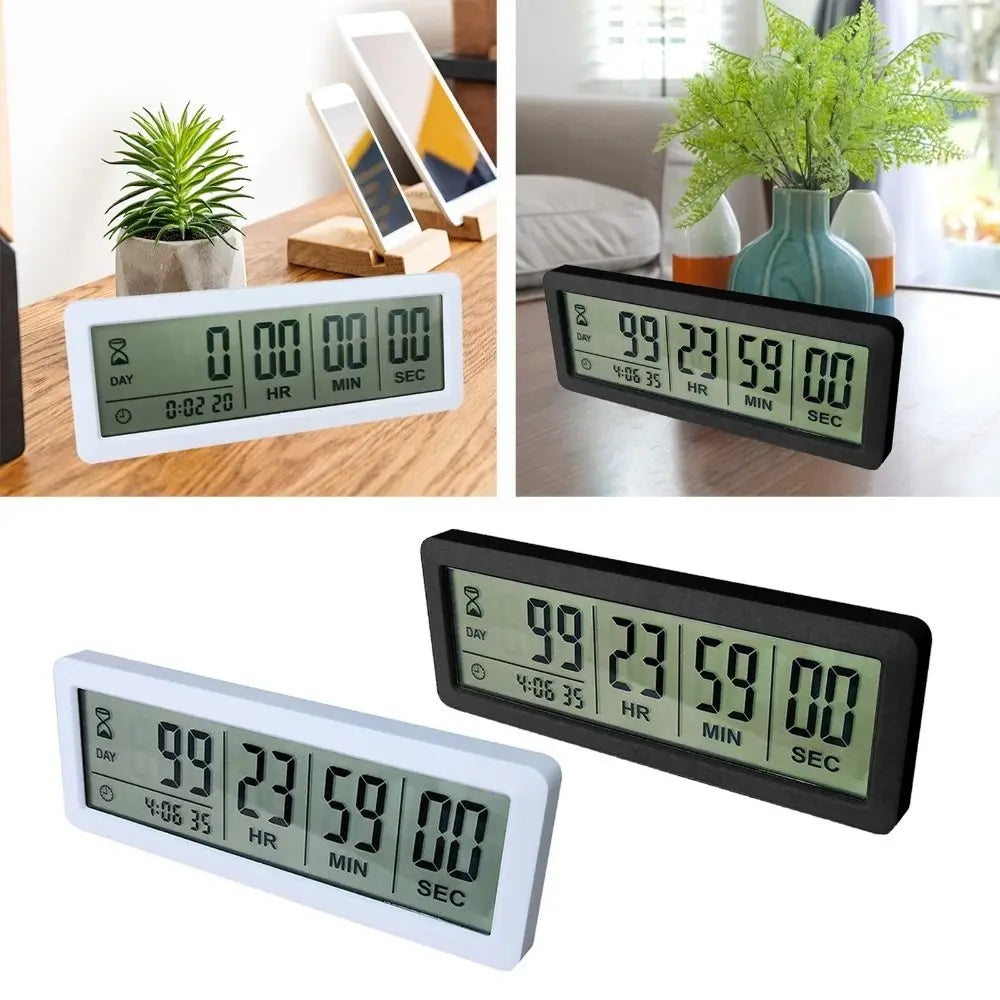 999 Days Digital Countdown Timer Reusable Digital Display Countdown Clock Electronic Time Management Days Timer Baby Date Vue