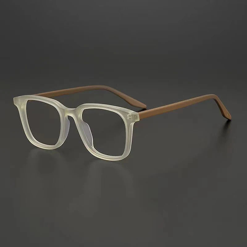 Fashion Vintage Frosted Square Optical Glasses Frame Simple Trendy Unisex Eyeglasses For Women Men Literary Retro Matte Eyewear Vue