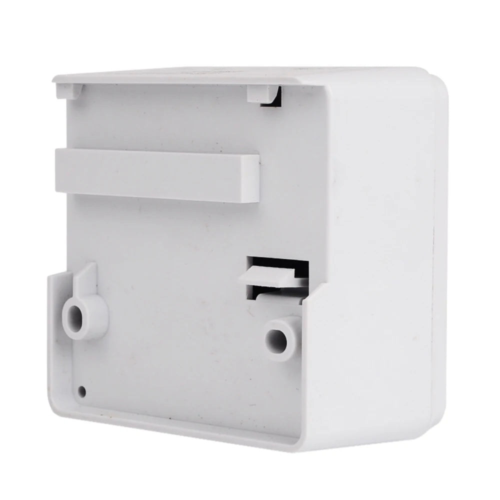 TM617 110V/220V Time Switch Intelligent Backlight Large Screen Time Control Switch Timer 72x72mm Panel or DIN Rail Installation Vue