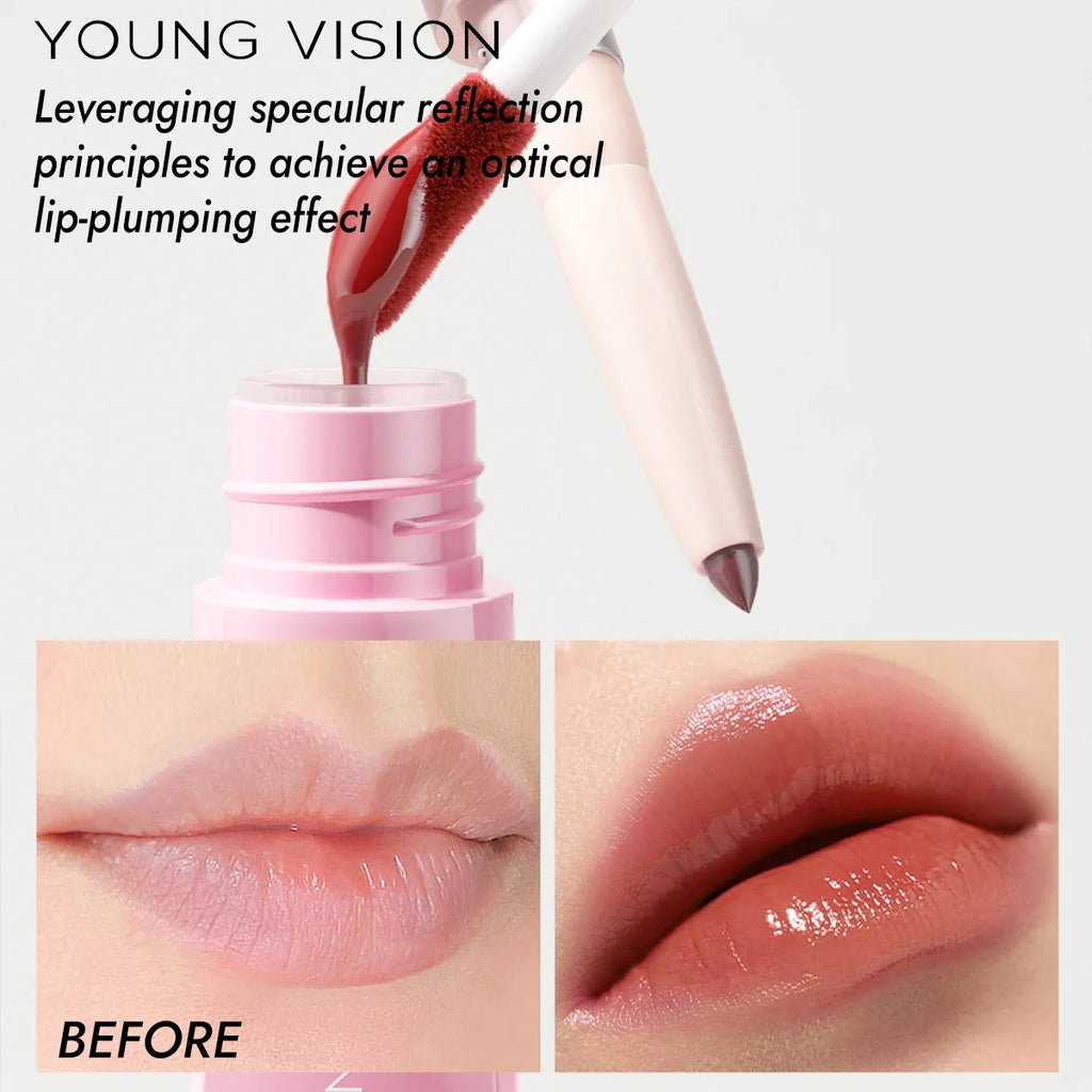 6-color dual-ended lip liner +Lip Gloss mirror hydrating gradient Lip Tint, Matte Finish, Velvet Liquid Lipstick Vue