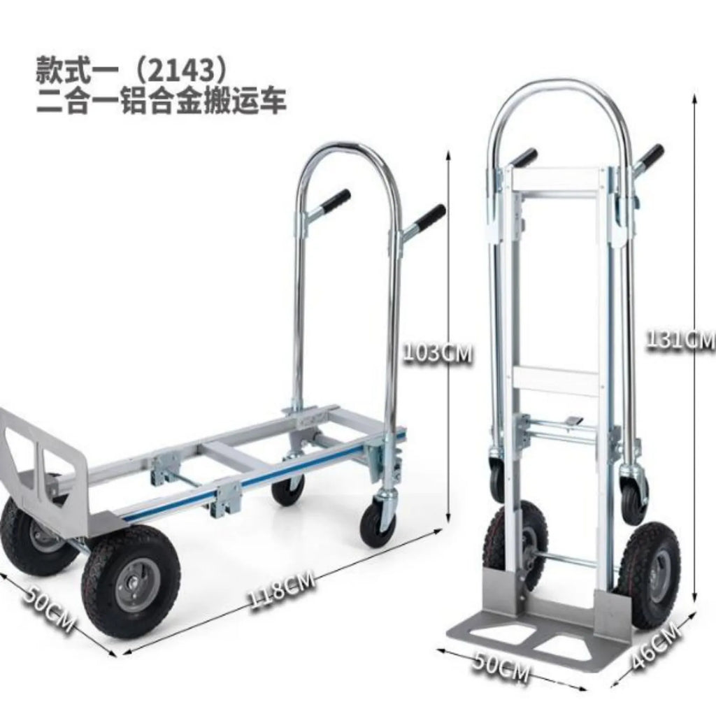2-in-1 Convertible Hand Truck & Platform Cart – 1000 LB Convertible Hand Truck Vue
