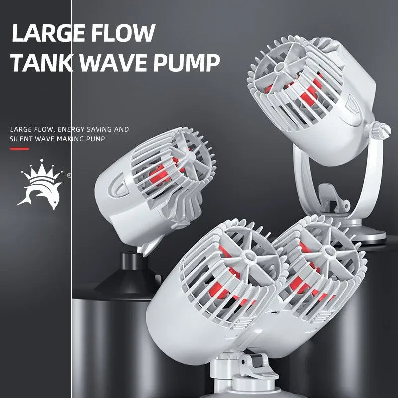 Aquarium Submersible Wavemaker Wave Maker Pump Water Circulation Pump Ultra-Silent Flow Surf Pump for Freshwater Saltwater Tank Vue
