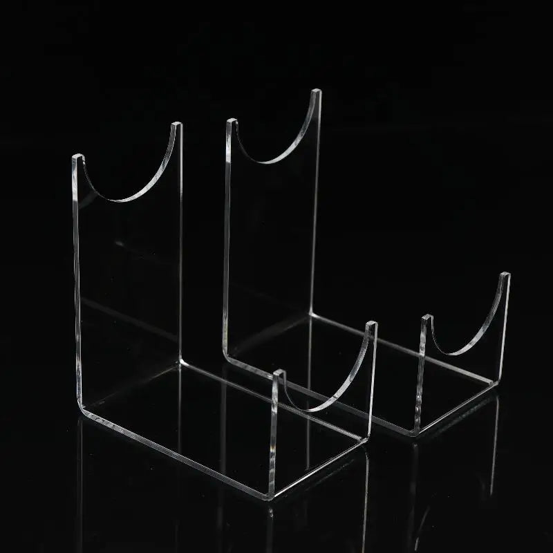 1Pcs Transparent Acrylic Stand Shofar Horn Display Stand Swords Bracket U-shaped Rack Holder For Office Home Decoration Vue
