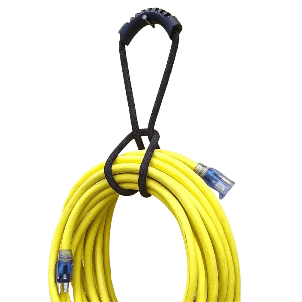 Storage Strap Heavy-Duty Hook and Loop Cord Carrying Strap, Hanger, and Organizer with Handle for Pool Hoses Garden Hoses Cables Vue