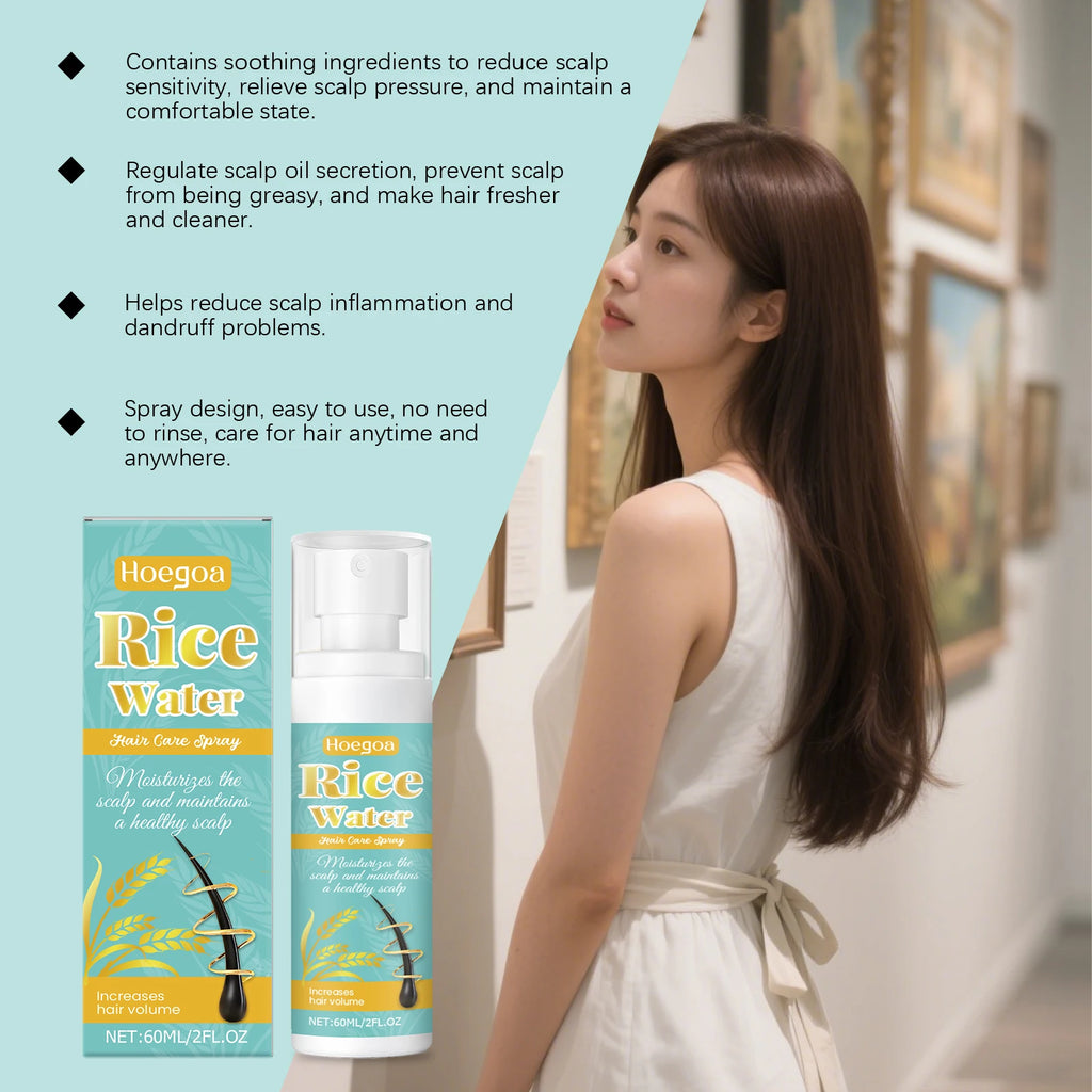 Hair Care Spray: Gently nourishes the scalp, softens and smooths hair, and offers convenient use — a hair-nourishing spray. Vue