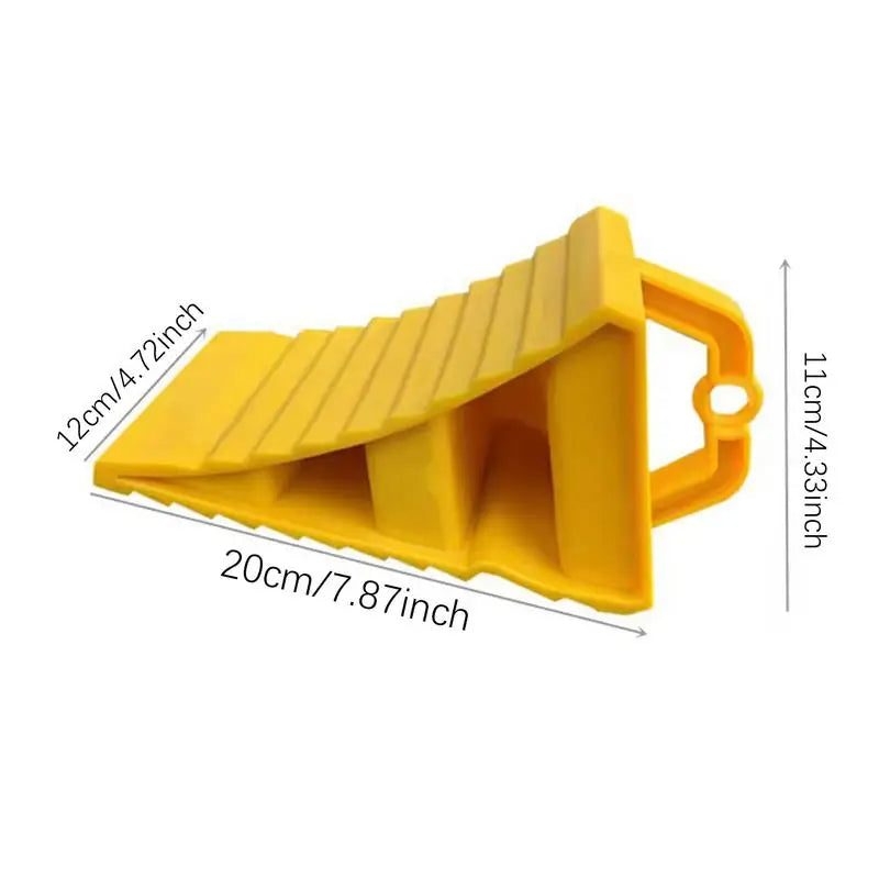 Wheel Chock Anti-Slip Tire Stop Block for Cars, Trucks & Trailers Wheel Chock Vue