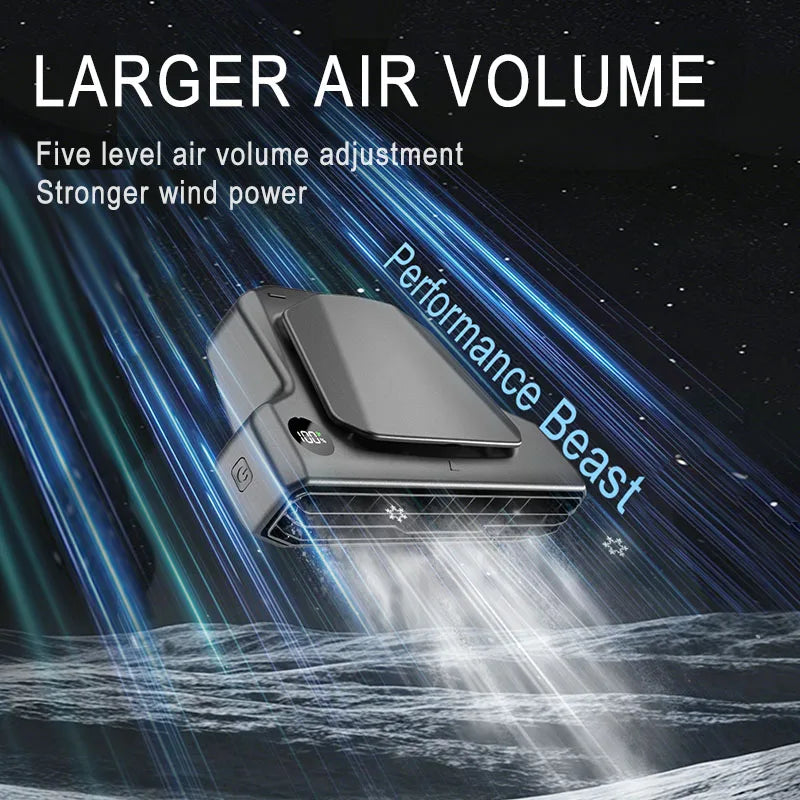 HOMEFISH 2026 Car Seat Fan MF1 Wind Speed Cooling USB Powered