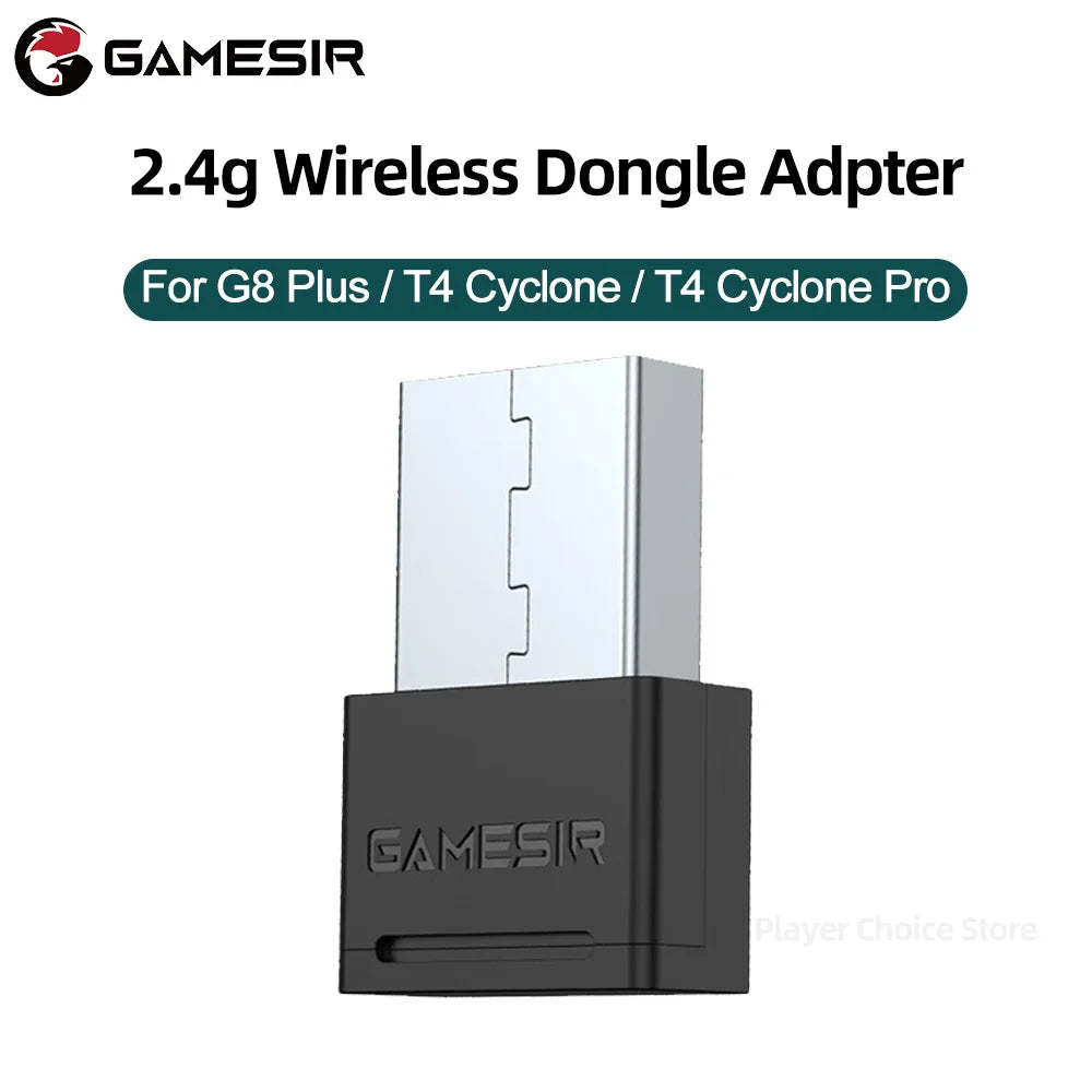 Gamesir G8 Galileo Plus G8+ T4 Cyclone and T4 Cyclone Pro 2.4g Wireless Dongle Receiver Gamepads Adpter Gaming Console Accessori Vue G8 Plus Adapter