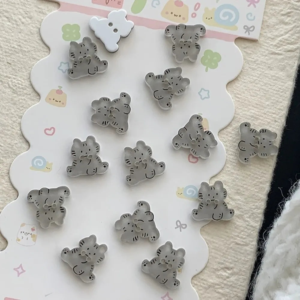 30pcs Black Cat Creative Kitty Buttons Cute Fashionable Tabby Cat Buttons Resin Ginger Cat Buttons Clothing Coat Vue