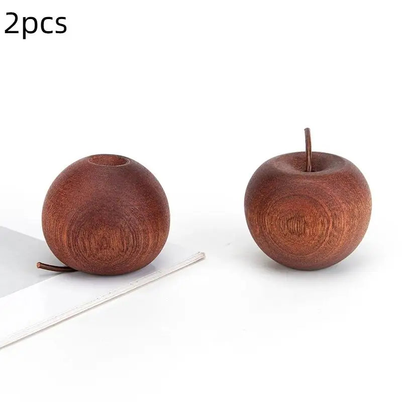 1/2PCS Minimalist Wood Diffuser,Aromatherapy Decor For Living Room, Scented Ornament Lucky Gift & Blessing Decor Vue 2PCS