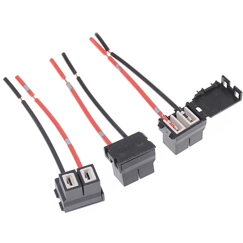 High Quality H7 Connector Auto Car Bulb Sockets Connectors Car Halogen Bulb Socket Power Adapter Plug Connector Wiring Harness Vue