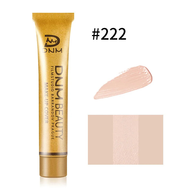 Full Skin Concealer Foundation Cream Face Professional Blemish Cover Dark Spot Tattoo Contour Makeup Liquid Concealer Cosmetic Vue 222