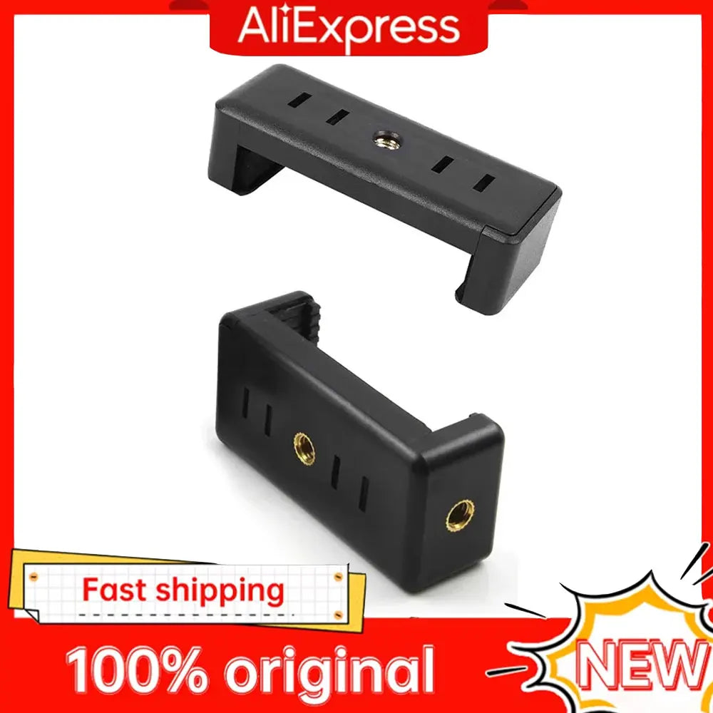 For Tripod Mobile Smart Phone Universal Accessories Stand Mount Tripod Stand Phone Clip 1/4 Inch Screw Hole Holder Vue