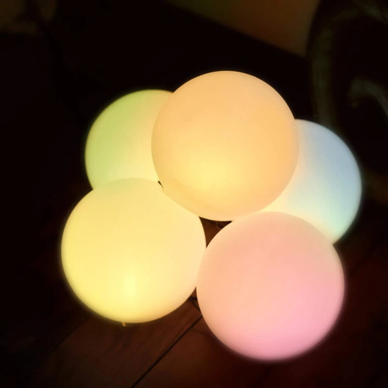LED Ball Light Solar Lamp Outdoor Lawn Lamp Luminous Ball Pool Bedroom Table Party Garden Lighting Remote Control Waterproof Vue