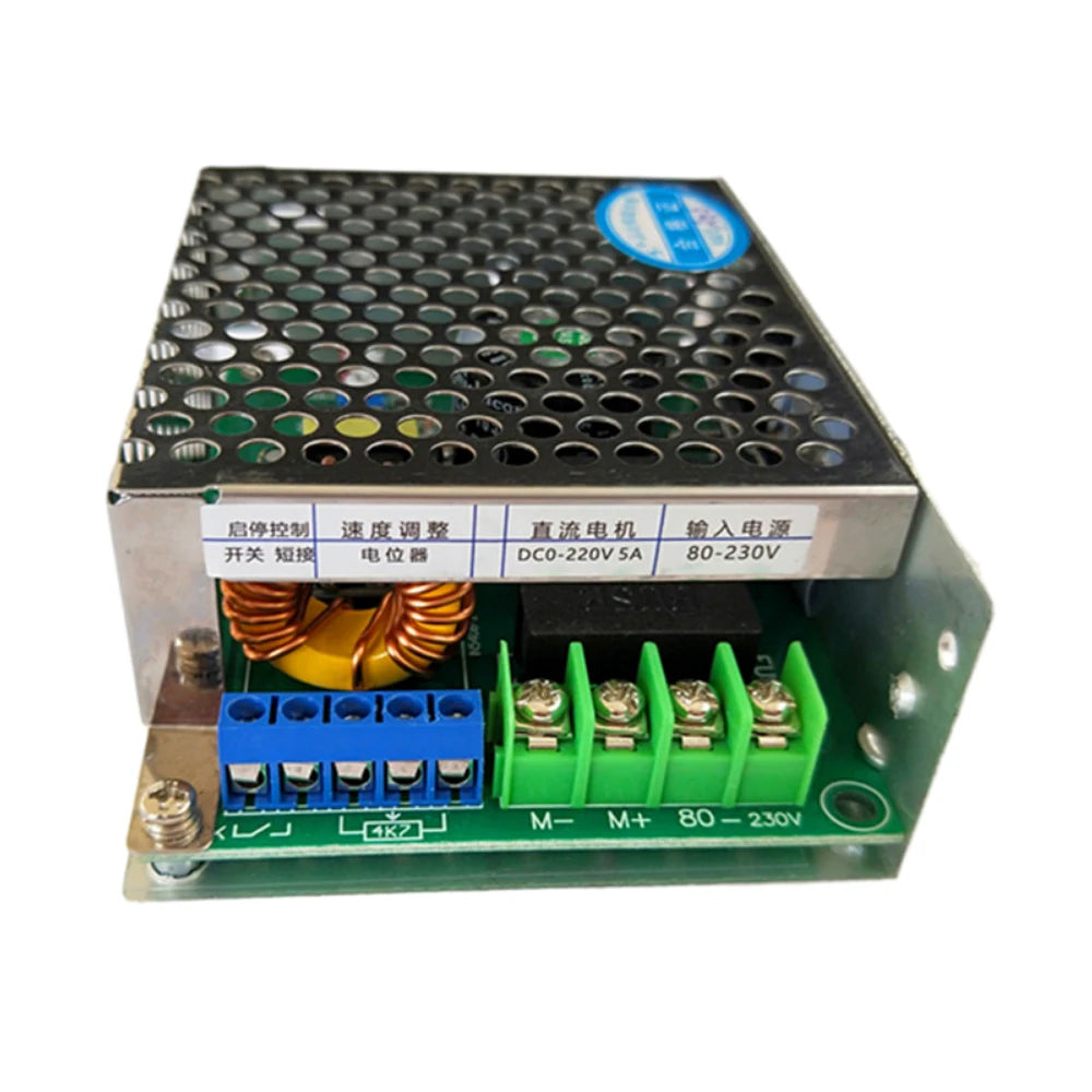 AC/DC 80-230V Input Motor Governor PWM 0-220V Output Voltage Adjustable Permanent Magnet Motor Drive Module Controller Board Vue