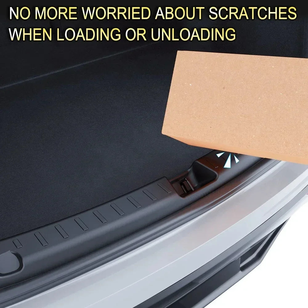 For Tesla Model Y Juniper 2025 2026 Trunk Threshold Strip Mats Sill Guard Rear Cargo Anti Scratch Protector Interior Accessories Vue