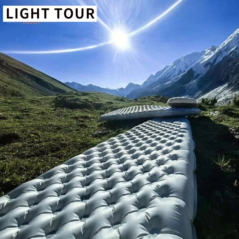 LIGHT TOUR Ultralight Inflatable Camping Mat R4.2/R7.5 Inflatable Sleeping Mat Vue