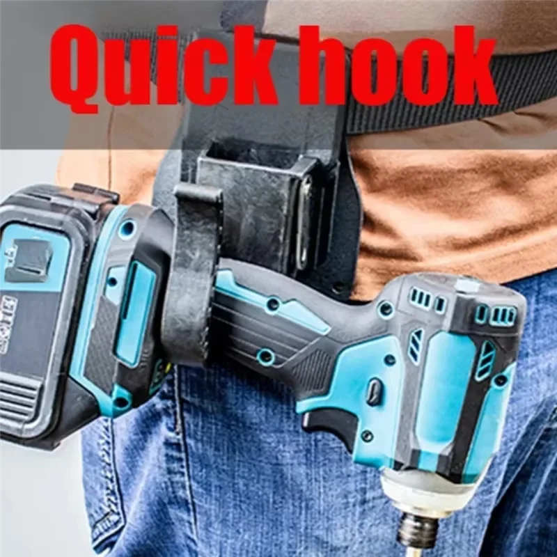ABKW-Electric Drill Wrench Waist Hook Hanger Parts Power Tool Carpenter Scaffolder Special Vue