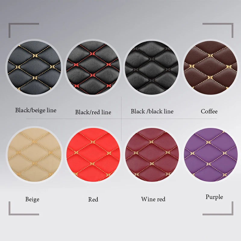 Car Trunk mat Custom leather For Audi,BMW, Toyota, Mercedes-Benz,Tesla,All brand cars Fit 2006-2022 Car Model Vue