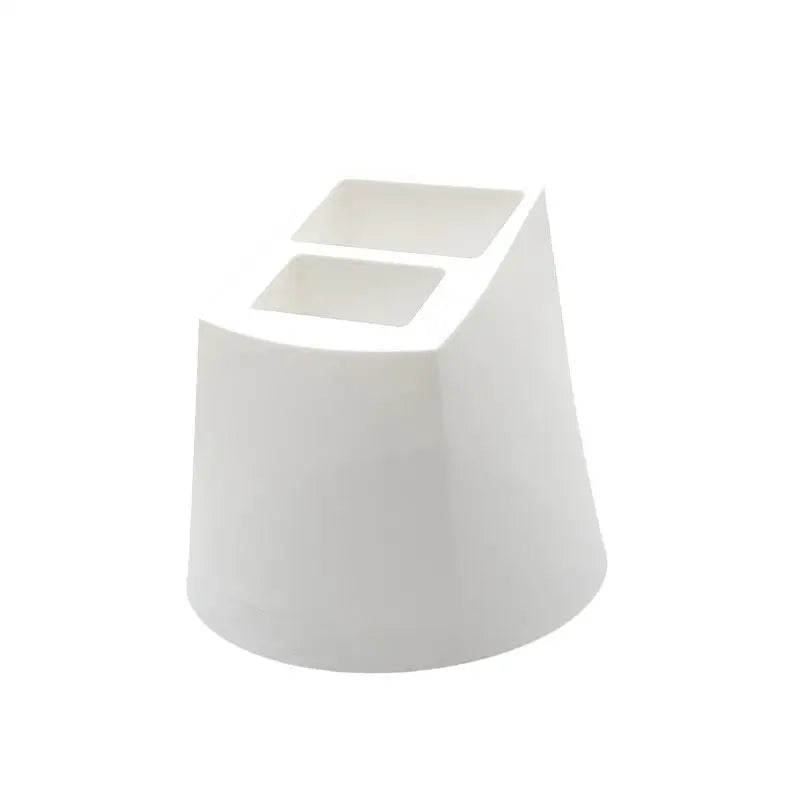 Remote Control Storage with Dual Compartment Design for Convenient Desktop Organization Vue White