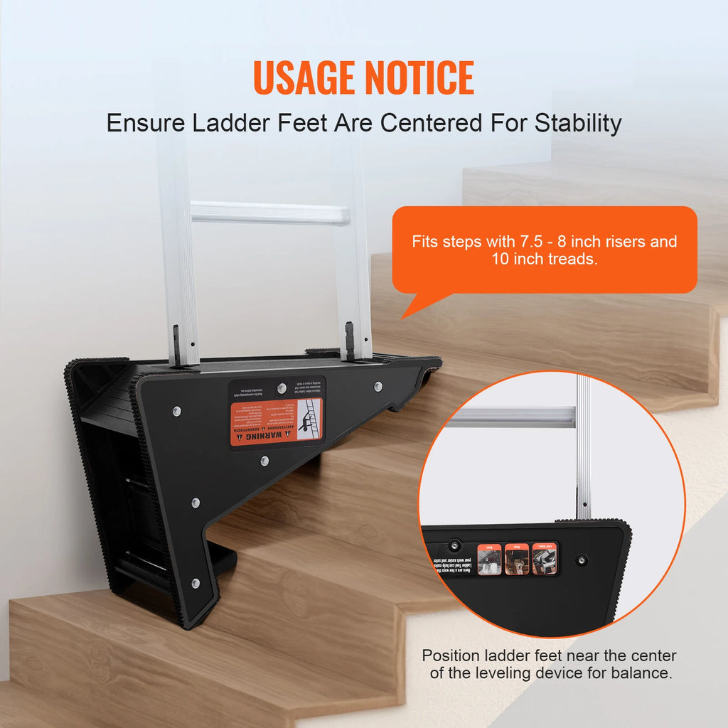 Ladder Leveler 380 lb – Stair & Slope Stabilizer Tool Ladder Leveling Tool Vue
