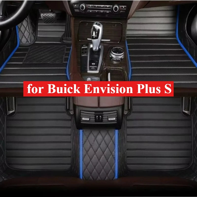 Custom Car Floor Mats for Buick Envision Plus S 2014-2026 Weather Anti-Slip Liners Interior Accessories Carpet Rugs Trunk Foot Vue
