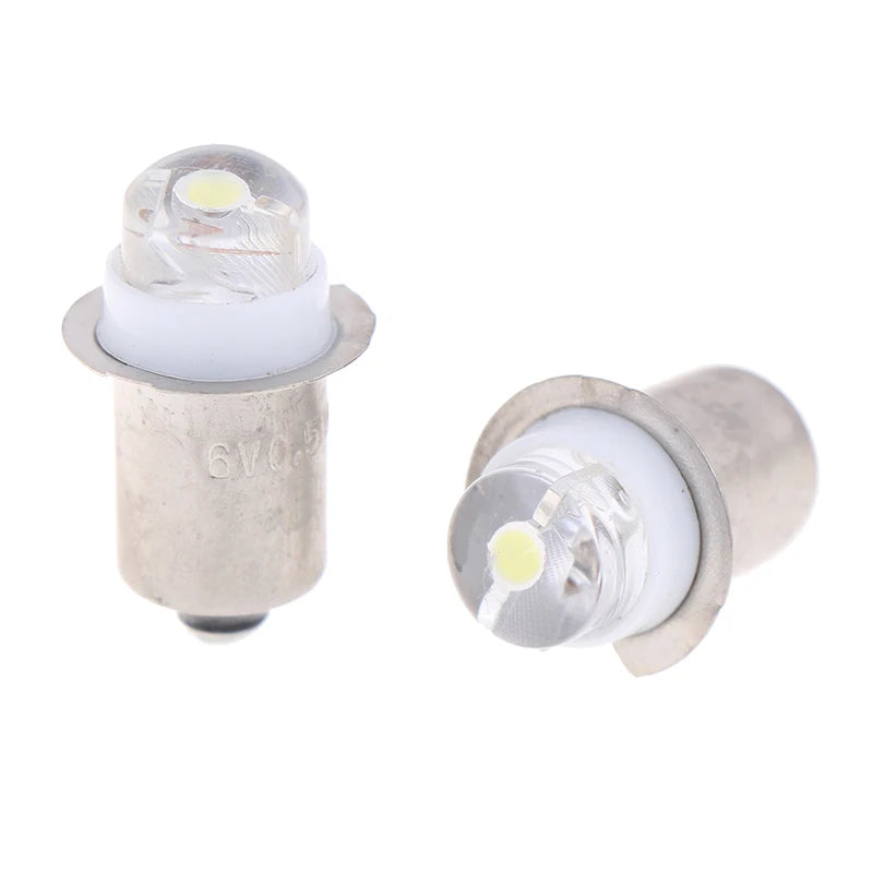 1PCS New P13.5S PR2 PR3 LED Miniature Lamp 0.5W DC 3V 4.5V 6V 1SMD for Flashlight Replacement Bulb Torches Work Light 40-60lm Vue