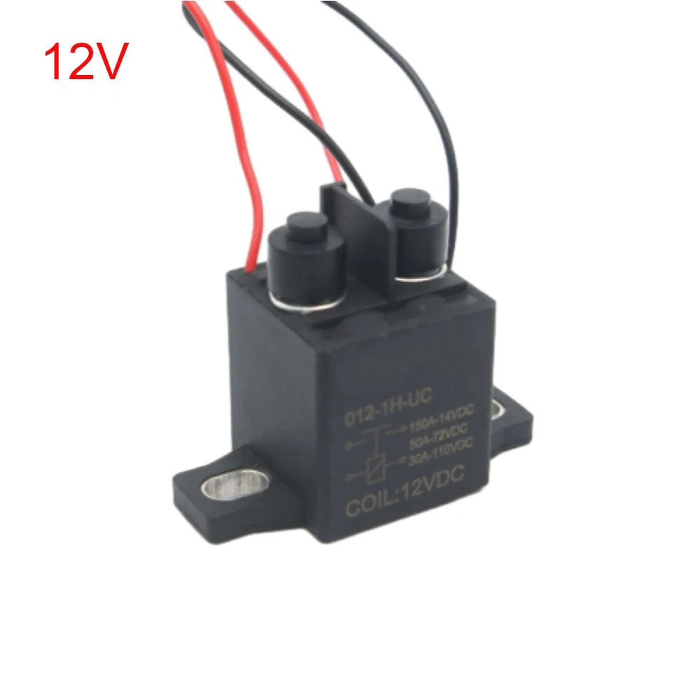Automotive DC High Voltage Electromagnetic Relay DC12V/DC24V/DC36V/DC48V/DC60V/DC72V Motor Load 150A Contactor DC Relay Module Vue