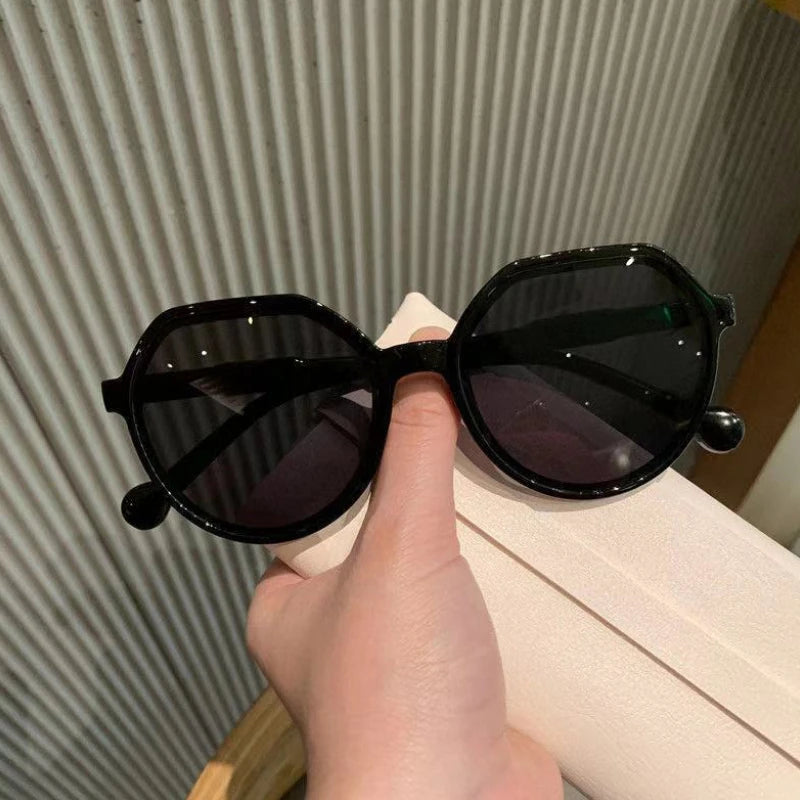 Korean Style Sunshade Glasses Vintage Geometry Shape Frame For Men Women Sunglasses Fashion Frame Glasses UV Protection Vue