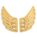1 Pair Kids Foils Shoes Sneaker Angel Wing Girls Boys Clothing Decor DIY Accessories Vue Gold