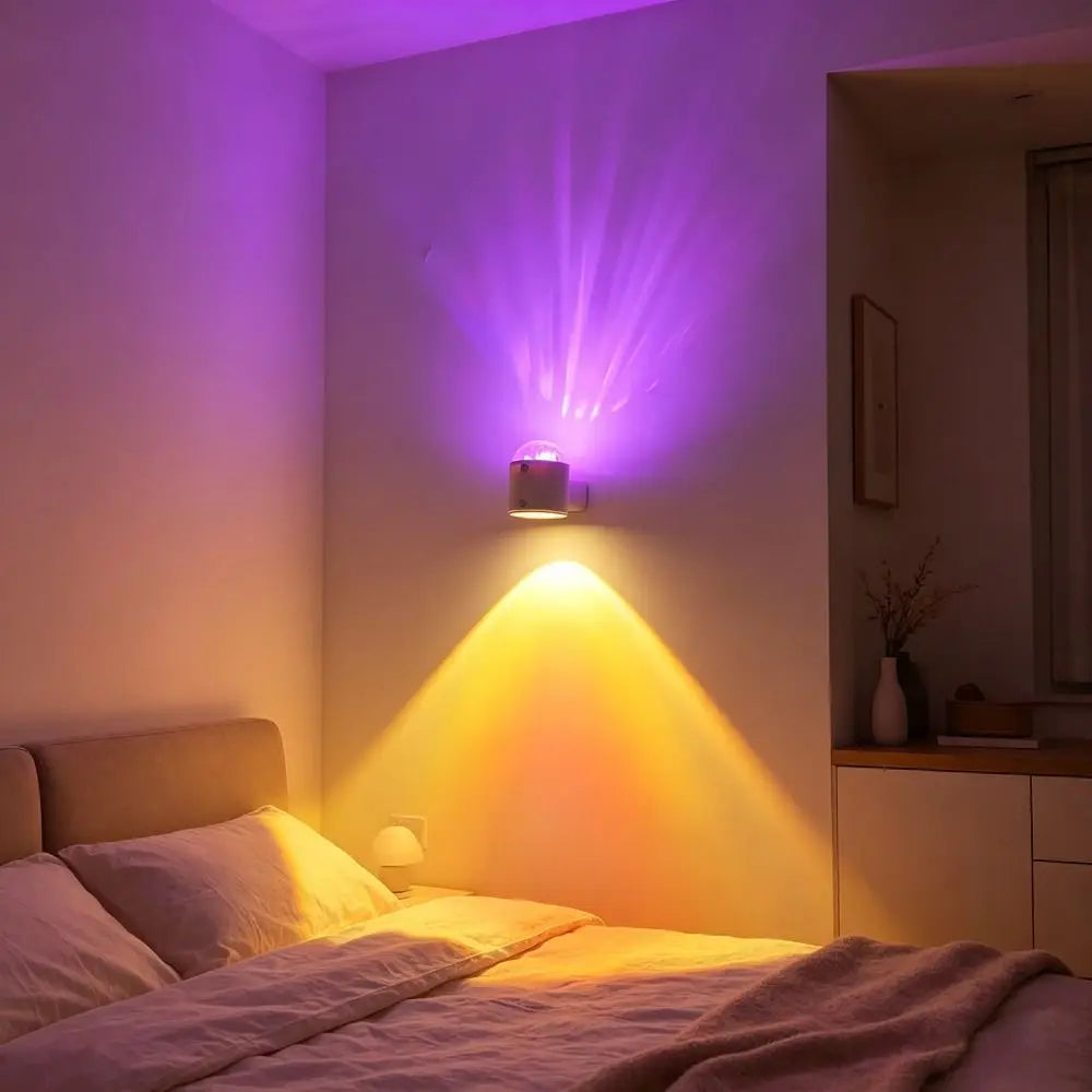 No Wiring Rechargeable Spotlight No Drilling Wireless Remote Magnetic Wall Lamp Rechargeable Hill Shape Ambient Night Light Vue