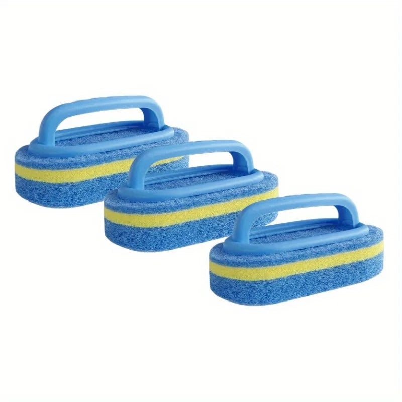 Premium 3-Piece Pool Brush Non-electric Sponge Polypropylene Handle Vue