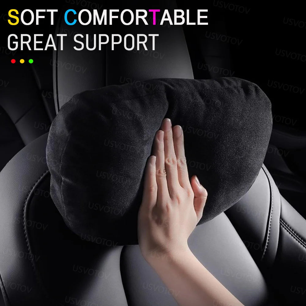 Comfortable Headrest Neck Pillow Support For Tesla Model 3 Y S X YL Genesis Hyundai Tucson Grandeur Avante Kia BMW Mercedes Benz Vue