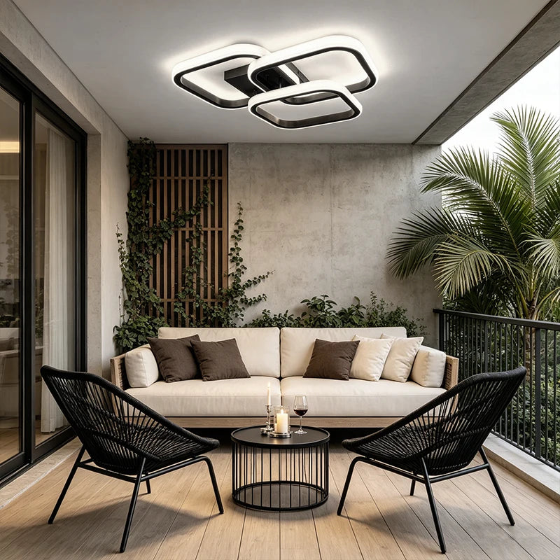 Modern LED Ceiling Light Fixtures Close to Ceiling Lights for Bedroom, Bathroom, Kitchen, Balcony, Corridor, Stair, Aisle Lamp Vue