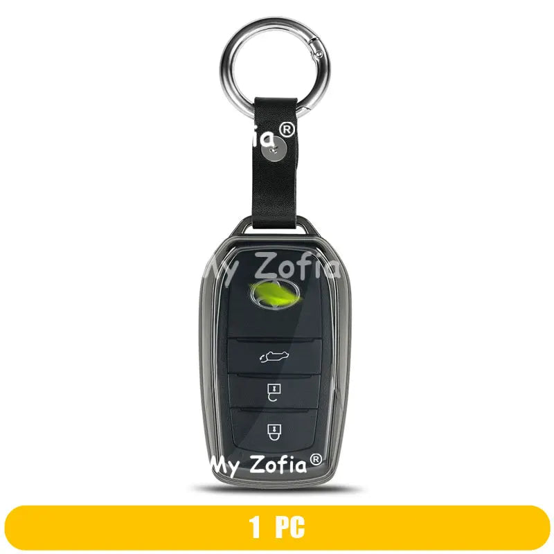 Ultra Thin Transparent TPU Car Key Cover Shockproof Anti-scratch Full Wrap Key Case Accessories For Toyota RAV4 XA60 2026 2027 Vue