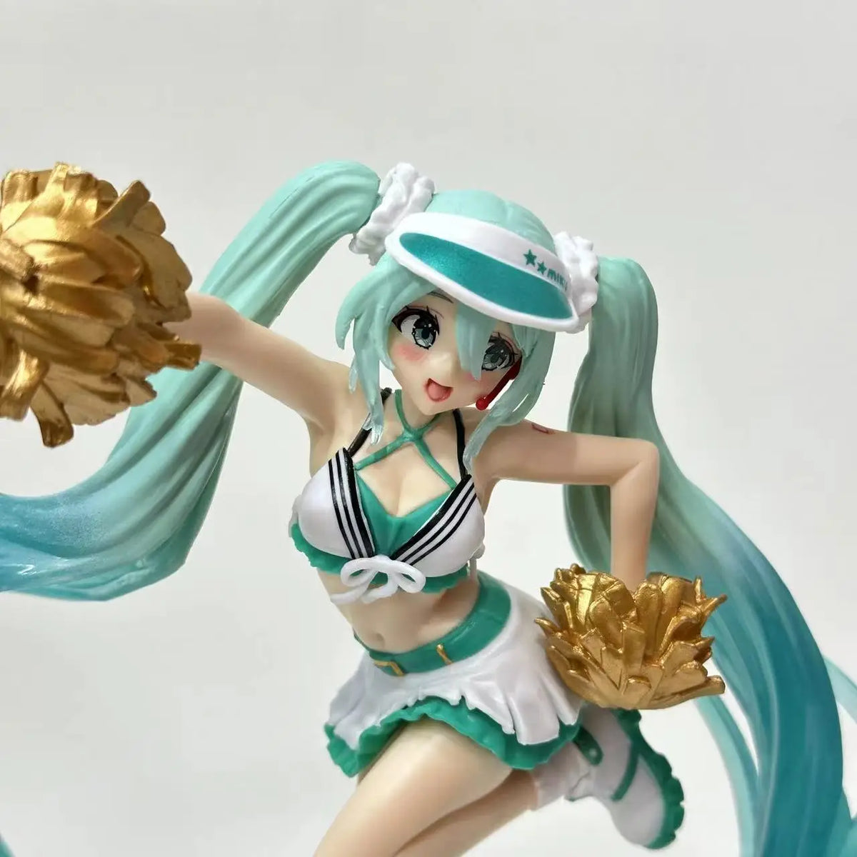 Anime Miku Cheerleading Action Figures Kawaii Hatsune Miku Girl Figurine PVC Collection Model Toys Vue