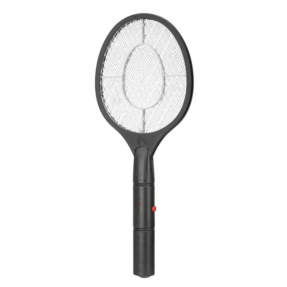 Bedroom Plastic Electric Fly Insect Racket Mosquito Wasp Portable Vue black