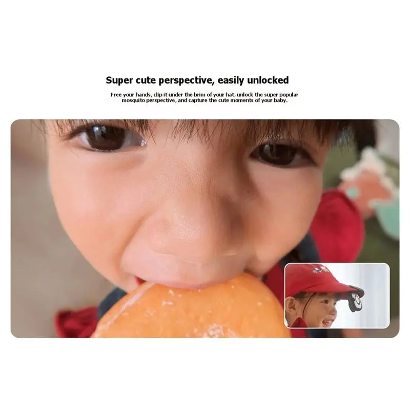 Hot-For GO Ultra Accessories For GO Ultra Toddler Hat Clip Frame Mount With Micro Lens Kit Insta Vue
